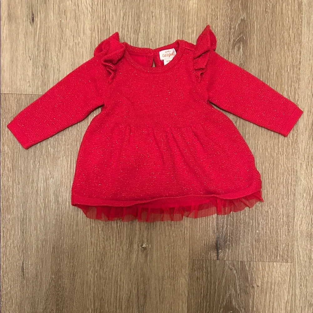 Carter's Sparkling Red Baby Dress